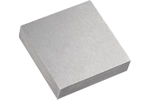 UNICRAFTALE 1 blocco quadrato per banchi da lavoro in acciaio incudine, strumento piatto per gioielli in metallo, per la creazione e riparazione di punzonatura, attrezzi DIY