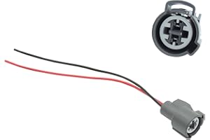 HiSport Coolant Temperature Switch Oil Pressure Sensor Connector Pigtail Compatible with Honda CIVIC PRELUDE ACCORD B/D/H/F Engines VTEC