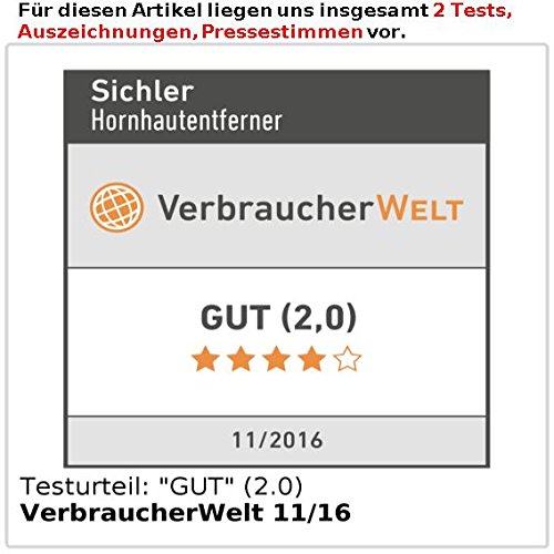 Sichler Beauty Elektrischer 2in1-Hornhaut-Entferner mit Maniküre-Pediküre-Aufsätzen - 6