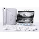 UnDePlus iPad 11.Nesil A16 11in&ccedil;/10.Nesil 10.9in&ccedil; ile uyumlu Kılıf Multi SkinPro + Klavye + Mouse + Kalem 4l&uuml; Set
