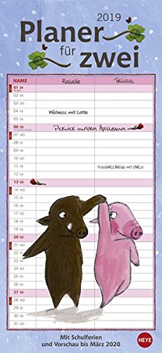 Preisvergleich Produktbild Rosalie & Trüffel Planer für zwei - Kalender 2019