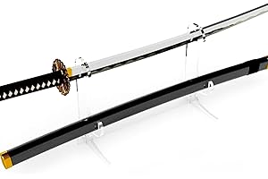 LEILIN Sword Stand, Sword Holder, Acrylic Two-Layer Samurai Sword Display Stand, Desktop Katana Holder, 6mm Acrylic Sheet