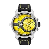 Diesel Herren Analog Quarz Smart Watch Armbanduhr mit Silikon Armband DZ7411