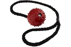 Classic Pet Products Pimple Ball on a Rope, 50 mm, Red