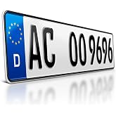 Car Number Plate for Car and Bicycle Carrier 520 x 110 mm - View 7