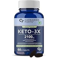 Carbamide Forte Keto Fat Burner Tablets with Garcinia Cambogia for Women and Men 2100mg with Green Coffee Bean Extract…