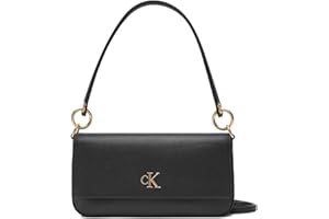 Calvin Klein Minimal Monogram Shoulder Pouch Lv04k3161g, Bolsa de Hombro para Mujer, Talla única