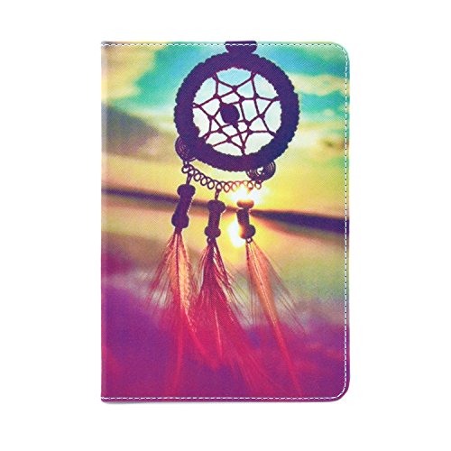 iPad Mini 3 Hülle, DEENOR Dreamcatcher Design PU Leder Abdeckung Stand Flip Schutzhülle Hülle für Apple iPad Mini 1/2/3 Generation. (Dreamcatcher) - 2