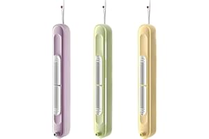 APOMOONS 3 Stück 2-in-1 Nadeleinfädler Nahttrenner, Dehnbarer Nadel Einfädelhilfe Nähmaschine Faden Einfädler Für Nähnadeln Nähmaschinen Nadeln Seam Ripper Needle Threader Zum Handnähen Handwerk Quiltzubehör