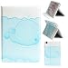 Produktbild HIMRY® Multi-Function Schutzhülle, Ständer, für Apple iPad Mini 1 - 3, iPad Mini 3, iPad Mini 2, iPad Mini 1, Schutzhülle Hülle Tasche Lederhülle Leather Case Cover Stand Hülle, Kunstleder PU + PC Schal, KXC0042 bluewhale