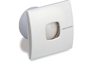 CATA SILENTIS 12 - Extracteur d'air Salle de bain - Série Standard - Fixation sans vis et nettoyage facile - Classe énergétique B - Extracteur de salle de bain silencieux - 17 cm de large 01080000