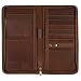 Produktbild STILORD Reisebörse Ausweis Kreditkarten Etui Portemonnaie groß Geldscheine Münzfach SD-Karte Stifthalter Vintage Leder Braun