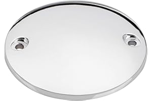 XMMT 2-Hole Aluminum Ignition Engine Timing Points Cover for Harley Big Twin Sportster 883, Chrome