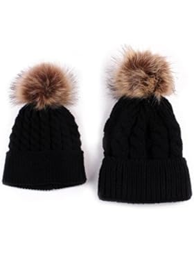 Baby Mütze Clode® Mutter und Kind Stricken warm halten Hut
