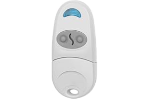 LDERFIV Telecomando Cancello, 433,92MHz Telecomando per Cancelli,Telecomandi Trasmettitori per Telecomando Top 432NA/432/432EE/ 432A/432M/432S T432, 2 Canali (WITHE, 1PCS)