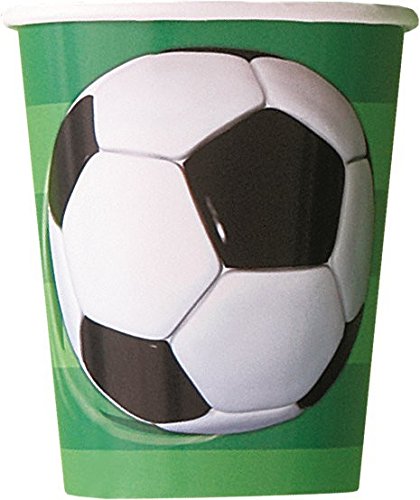 48 Teile Fußball Party Deko Set für 16 Personen - 3