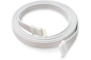 ‎LIGHT SOLUTIONS Light Solutions 1m Verlängerungskabel für Philips Hue Lightstrip V4 & Solo lightstrip Beleuchtung - LED-Band LED-Streifen LED-Beleuchtung - Verlängerung Erweiterung Kabel Strom - in weiß (1 stück)