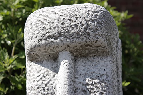 2 Osterinsel Figuren im Set, massiver Steinguss, frostfest bis -30°C - 5