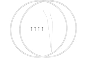 PARTSEE 2x Pumpensumpfdichtung Ø182mm Reparatursatz für Bosch Siemens 12005744 12005317, Fehler E15 Dichtung Pumpentopf Geschirrspüler Spülmaschine