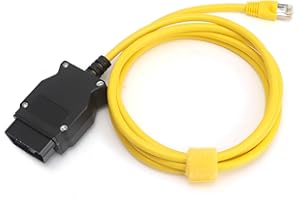 VOSSOT ENET kabel OBD2 do BMW serii F – kodowanie Plug & Play z adapterem Ethernet RJ45, kompatybilny z E-SYS, interfejs ICOM do ukrytych funkcji pojazdu – profesjonalny kabel diagnostyczny do F20, F30, F10