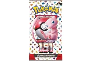 Generisch 151 Booster deutsche Ausgabe: Booster Pack + Heartforcards Versandschutz - 10 Karten (inkl. 3 Holokarten) und 1 Online-Code Karte