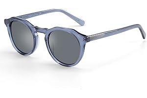 ZENOTTIC Occhiali da Sole Rotondi Vintage Polarizzati per Uomo e Donna con Protezione UV400