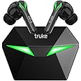 truke Buds BTG1 True Wireless Earbuds with Environmental Noise Cancellation (ENC) & Quad MEMS Mic for Clear Calls | Up to 48hrs of Playtime | 60ms Low Latency | Bluetooth 5.1 | IPX4