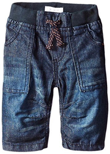 Pumpkin Patch Baby-Boys Rib Waist Jeans, Blue (Indigo Denim), 6-9 Months (Manufacturer Size:6-12 Months)