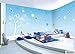 Produktbild YOOMAY Custom Fabric & Textile Wallcoverings Für Wände Matt Silk Für Kinderzimmer Wandbilder Deer Snow Tree Waschbar Good Home Improvement, 250x175 cm (98.4 by 68.9 in)