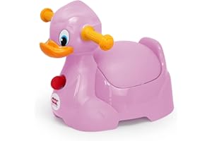 OKBABY Quack - Orinal infantil con asiento ergonómico en forma de Papera - Rosa, 37071400