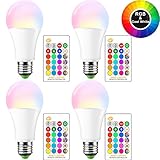 [16-Farben-Fernbedienung]: 24-Tasten-IR-Fernbedienung: Sie können bequem in Ihrem Sofa sitzen und die gewünschte Farbe einstellen. Ein Controller kann mehr als eine Lampe steuern, bequem und intelligent.