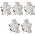Hi-Plasst Switch 7-Step (Pack of 5) Fan Regulator, 1M 7Steps, Non-Modular Step Type Regulators for Fan for Home & Offices (L*B = 5.5 * 2.4cm)