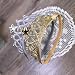 Ouneed Cute Hairband Baby Hair Band Elastic Flower Crown Headwear (Gold)