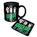 Produktbild Green Day Kaffeetasse and Untersetzer Drips band logo Nue offiziell Gift set