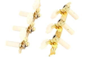 Gitarre Tuning Pegs Acoustic 3R 3L Guitar String Chrom Tuning Pegs Tuner für Gitarrenteile, Standard