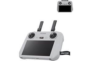 Custodia protettiva per telecomando DJI RC 2, yystao silicone cover compatibile con DJI RC2, custodia antipolvere, antigraffio, grigio