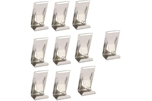 CLISPEED 50Pcs Molla in Metallo Gira Clip Cornice per Foto Gancio a Molla per Immagine Stampante 3D Strumento Gancio Clip Letto in