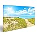 Produktbild islandburner Bild Bilder auf Leinwand Weg zum Meer Dünen blaues Meer Poster, Leinwandbild, Wandbilder