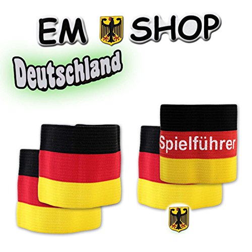 Armbinde 2x Kapitänsbinde Fanartikel Deutschland EM Fanartikel 2016 Euro JEB
