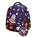 Produktbild Bonamana Kids Animal Updated Version Rucksack Snack Rucksack Kleine Tasche mit Geldbörse für 2-6 Jahre alte Kinder (Weltraum)
