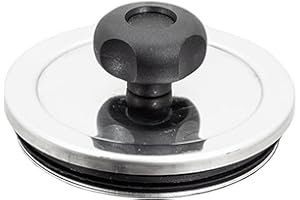 ALLINOX Tappo Per Ispezione Canna Fumaria In Acciaio INOX Con Guarnizione Per Tubo Di Uscita Fumi e Sistemi Camino (DN 100)