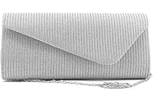 MODELISA - Bolso Fiesta, Clutch De Noche Con Brillo Para Mujer