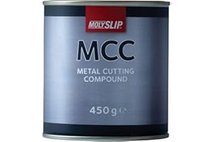 MOLYSLIP - MCC | Metal Cutting Compound | Withstands Extreme Pressure | Reduce Heat and Friction on Metal Tools | Maximise Tool Life | Soft Paste for Brush or Dip Application | 450g