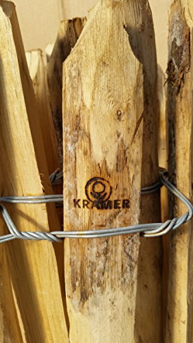 Staketenzaun Kastanienholz 75cm hoch 7,5cm Abstand 5m Rolle, Staketenzaun aus England, Staketenzäune in riesiger Auswahl, - 2
