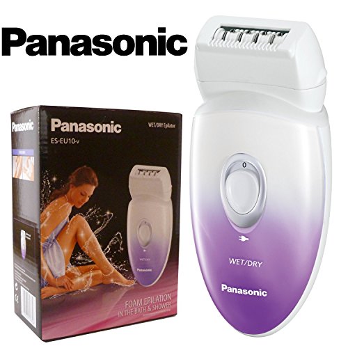 Panasonic® Women's Ladies Wet and Dry Cordless Epilator & Electric Shaver Hair Remover - Foam Epilation In the Bath and Shower