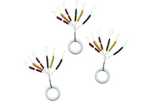 WURMBADEN Gummistopper Angel Set 3x12 Line Schnur Stopper Schnurstopper Angelset Posenstopper Angelstopper