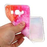 FESELE Silikon Handy Hülle für [Samsung Galaxy J5 2016], Durchsichtig Ultradünn TPU Handytasche für Samsung Galaxy J5 2016 Bunt Malerei Muster Transparente Schutzhülle Weiches Silikon Tasche Hüllen Rückschale Schutz Tasche TPU Crystal Clear Case Etui Bumper Kratzfeste Stoßdämpfend für Samsung Galaxy J5 2016 + Blau Eingabestift Stylus Touch Pen- Bunt Malerei - 4