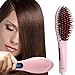 DROK® Electric Heated Brush Hair Straightener, Ceramic Heating Detangler, Natural Straighten Hair Styling, Anion Moisturizing Hydrating Care, Anti-Scald Massager, Auto Shut-Off, Ergonomic Design, ?/? Switch