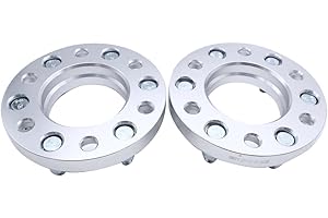 SHLPDFM Lot de 2 entretoises de roues forgées 20 mm 6 x 139,7 PCD avec 12 boulons de roue M12 x 1,5 alésage de moyeu 93,1 mm pour Ford Ranger tous les modèles
