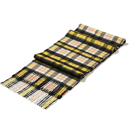 i+k Bufanda de lana para hombres y mujeres - 100% merinos lana bufandas invierno lujo unisex - Con Caja De Regalo